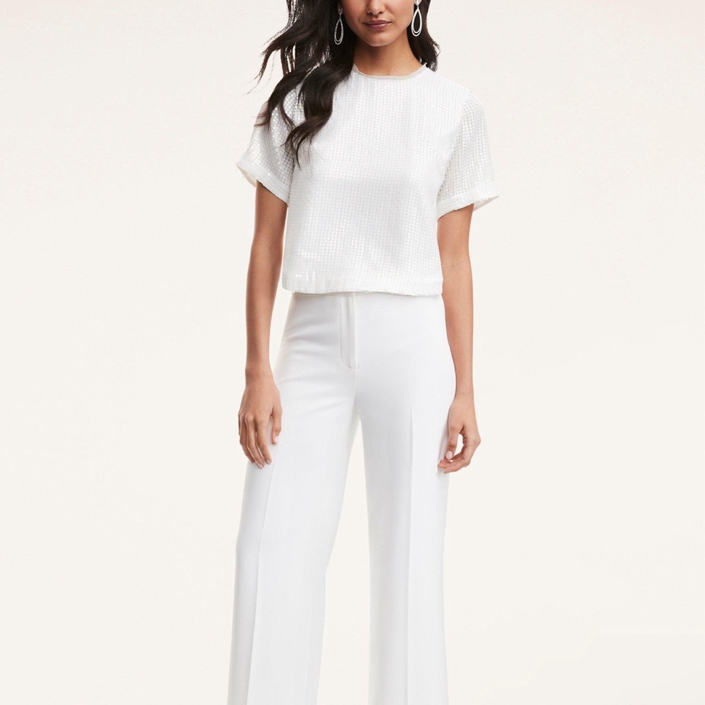 Brooks Brothers Iridescent Sequin Top